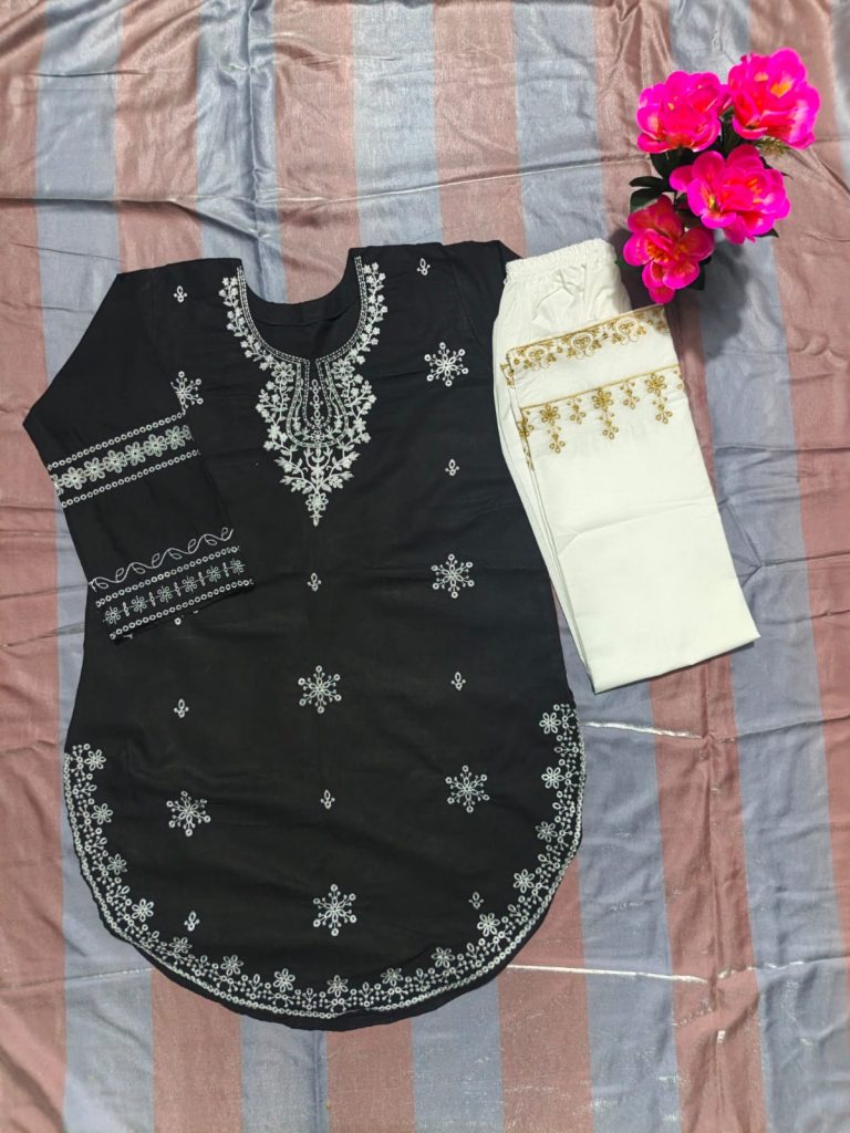Exclusive Embroidered Kurti Set - 02