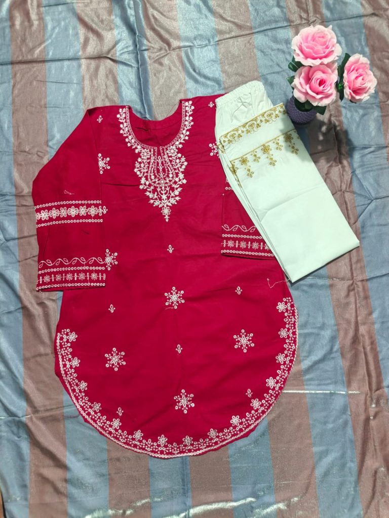 Exclusive Embroidered Kurti Set - 03
